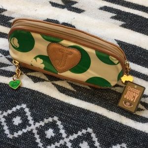 Juicy Couture Makeup bag w zipper and mirror NWT